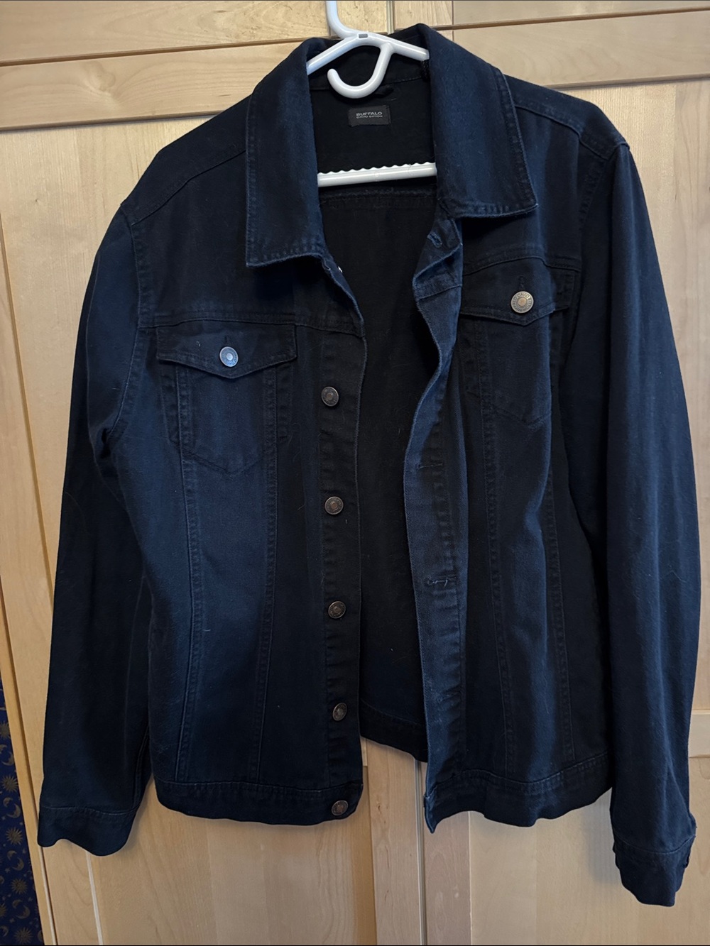 Buffalo David Bitton Black Denim Jean Jacket